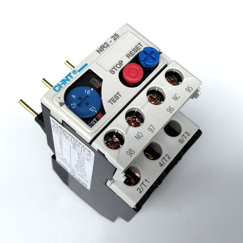 CHNT NR2-25/Z 1.6A-2.5A Refrigeration compressor thermal overload for relay or contactor